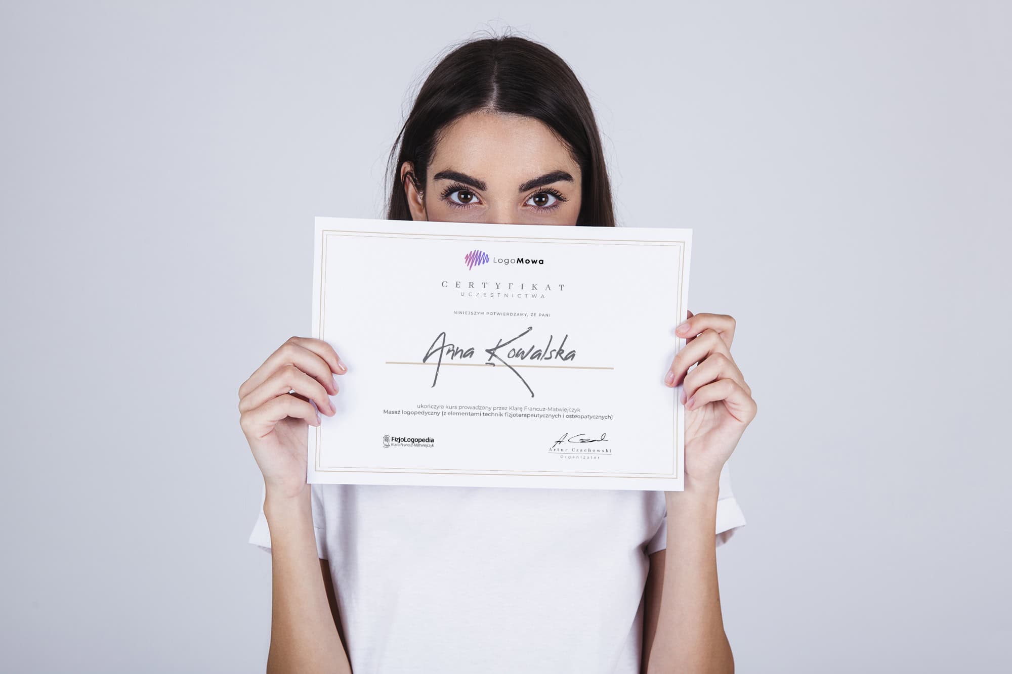 Certyfikat ukończenia szkolenia logopedycznego LogoMowa
